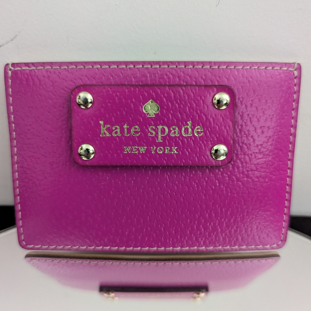 🛍️PRICE DROP🛍️▪️Kate Spade⭐▪️ Pink Leather Card Holder
